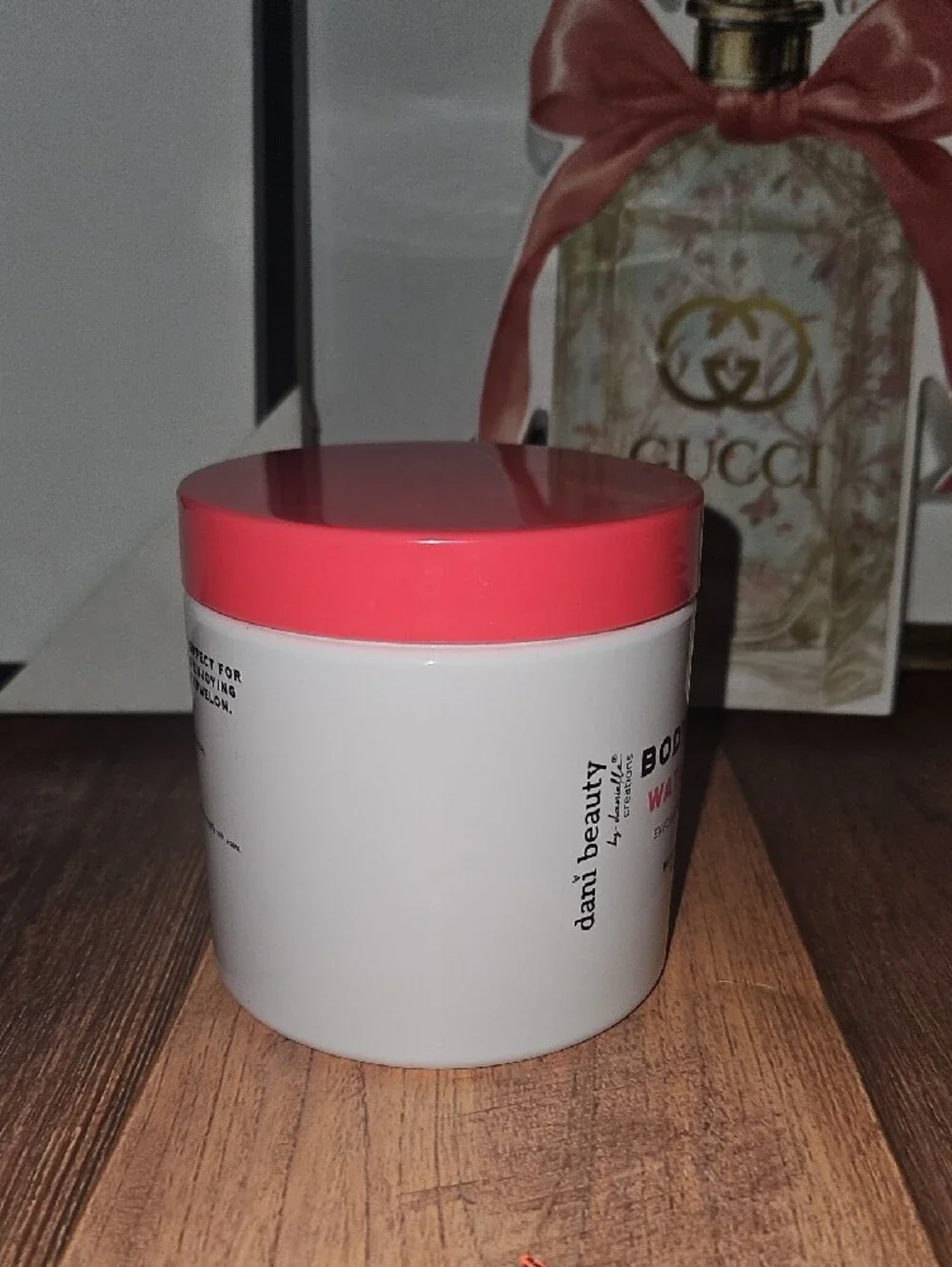 dani beauty Watermelon Body Scrub — White & Coral Exfoliant